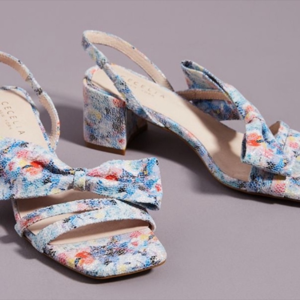 Anthropologie Cecelia NWT York Cosette Heels Size 7,5 (7M) - Picture 2 of 11
